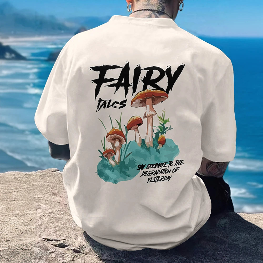 Casual Men's T-Shirt 3d Print Short Sleeve Street Fashion Man Clothing Simple Loose Oversized Tees For Men Breathable T Shirts